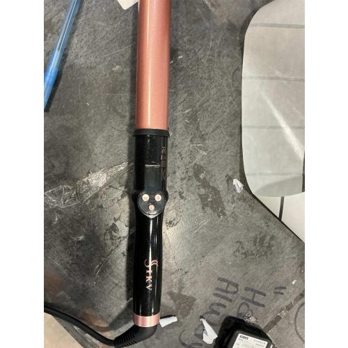 1 Inch Curling Wand Long Barrel, Dual Voltage Hair Curling Iron Wand Ceramic for Long Hair,10 Adjustable Temp