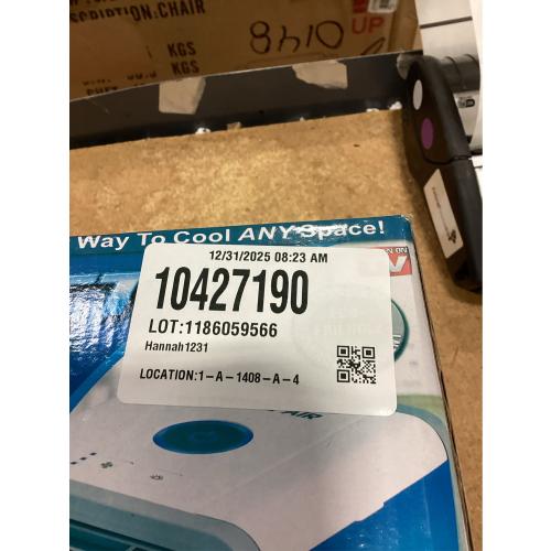 Arctic Air Pure Chill Evaporative Air Cooler By Ontel - Powerful 3-Speed Personal Space Cooler, Quiet, Lightweight And Portable For Bedroom, Office, Living Room & More