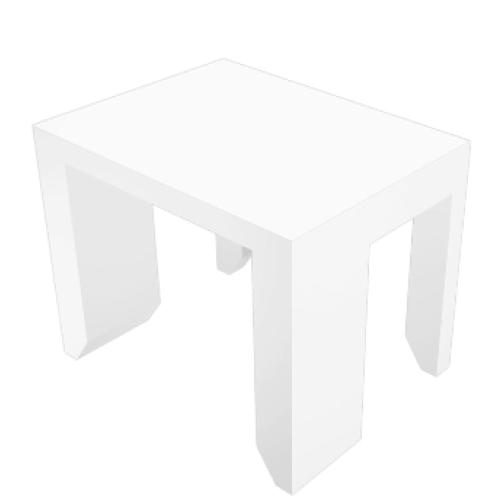 White Bookcase Connector Fit