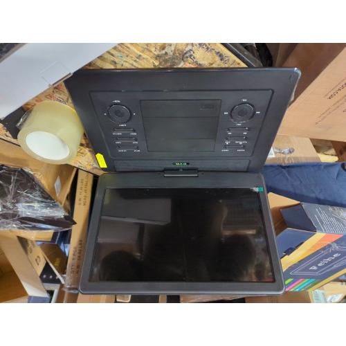 17.9 Portable DVD Player Built in TV with 15.6 Large HD Swivel Screen, ATSC Tuner, Built-in Battery, High Volume Speakers, Support HDMI/USB/AV/Sync TV and Multiple Formats