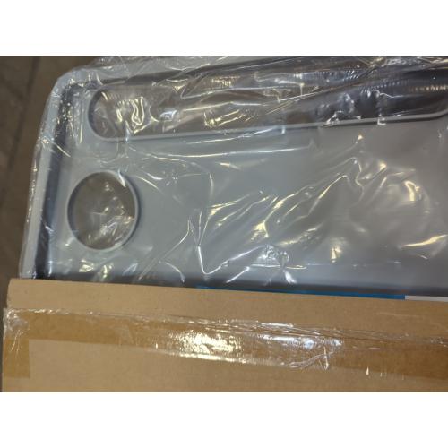 DMI Walker Tray With Cup Holders, Walker Tray For Folding Walkers, Mobility Accessory for Seniors, Tray Table for Standard Walkers, Multipurpose and Portable, Gray