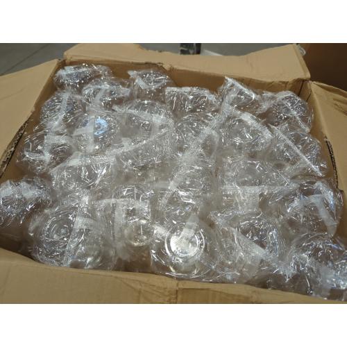 48 Stemless Plastic Wine Glasses - 12oz Clear Disposable Party Cups for Parties - Wine Tumblers