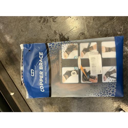 SMALL JIUFENTIAN Copper Ankle Brace Adjustable Compression Sleeve (Pair)-Ankle Support Heel Brace for Achilles Tendonitis, Plantar Fasciitis-Eases Swelling and Sprained Ankle(Medium)