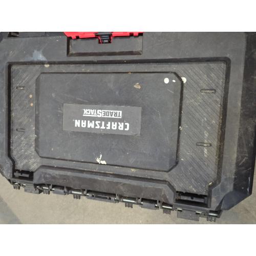 CRAFTSMAN TRADESTACK System Tool Box, Water Resistant Tool Storage, with 6 Small Parts Containers, 21 Inch (CMST21415)