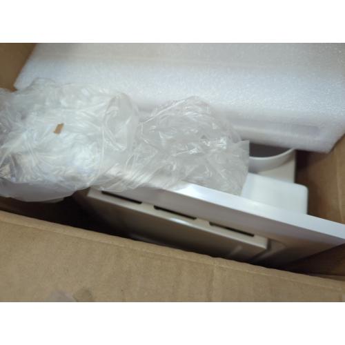 TEPU 9.8Inch Grille Bathroom Exhaust Fan with Light 110 CFM, Housing 8 x 8, Duct 4Inch, 1.0 Sone Quiet Bathroom Exhaust Fan with 6500K 1200LM LED Light, for Bathrooms, Laundry Room, Shower Area