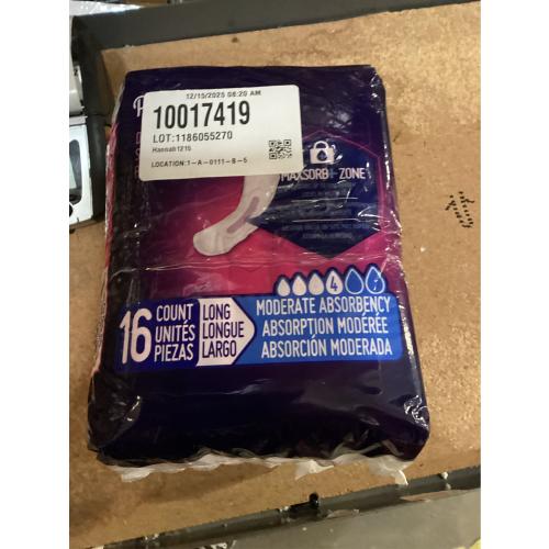 Prevail Bladder Control Pad – Moderate Long two pack of 16