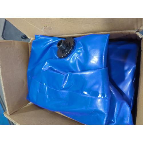 330 L/87 Gal Water Bladder Tank, Foldable Portable Water Storage Container, Emergency Water Bag for RV, Truck Bed, Fire Prevention, Drought Resistance, Blue