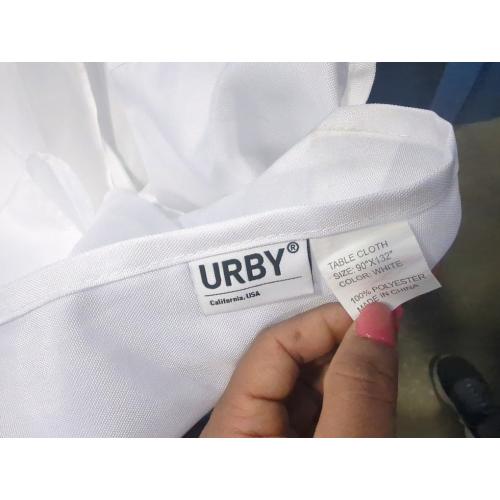 Lann's Linens - 90 x 132 Premium Tablecloth for Wedding/Banquet/Restaurant - Rectangular Polyester Fabric Table Cloth - White