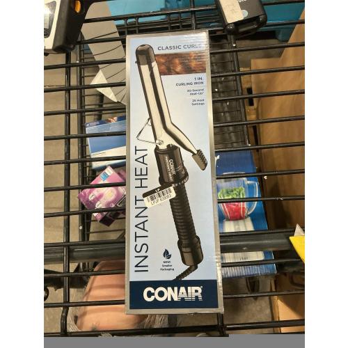 Conair CD87NCSRRC Instant Heat 1 Inch Curling Iron, 1-inch barrel produces classic curls – Hair curler for short, medium, and long hair, 30-second instant heat up, Dual voltage, Multi-layer technology
