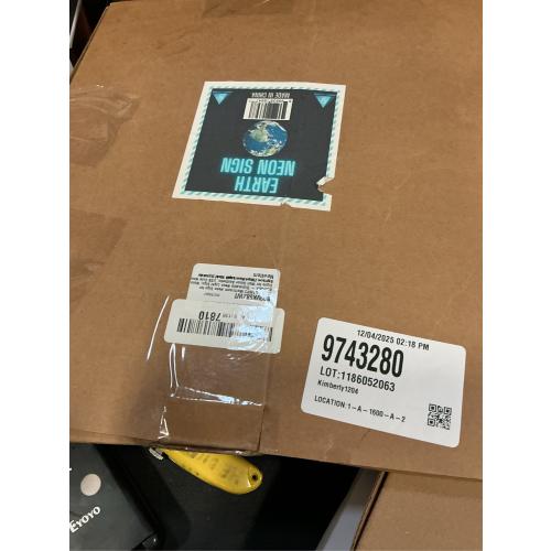 Earth Neon Sign for Classroom  Bedroom Decor  Adjustable Brightness  EcoFriendly  EnergyEfficient LED Sign  Perfect Space