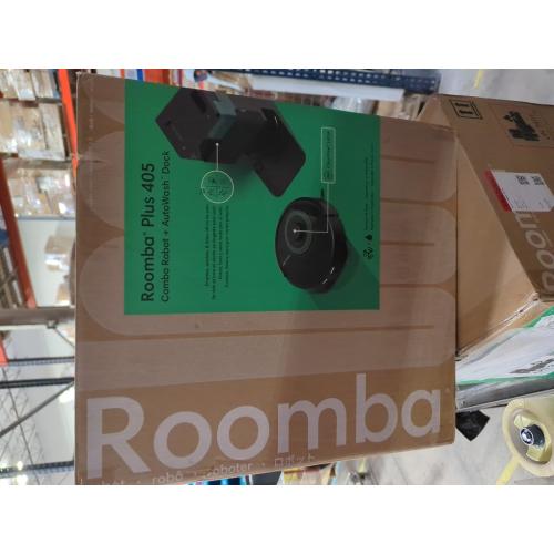 iRobot Roomba Plus 505 Combo Robot Vacuum & Mop with AutoWash Dock - Extending Spinning Mop Pads, Self-Empties, Pad Wash & Heated Drying, Self-cleaning, Recognizes & Avoids Obstacles, LiDAR Navigation