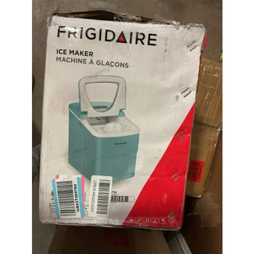 Frigidaire EFIC108-Blue Compact Ice Maker, Counter-top Portable, 26 lb per Day, Blue