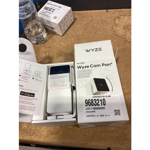 Wyze Pan v3 Wired Indoor/Outdoor 1080P HD Home Security Camera with Privacy Mode