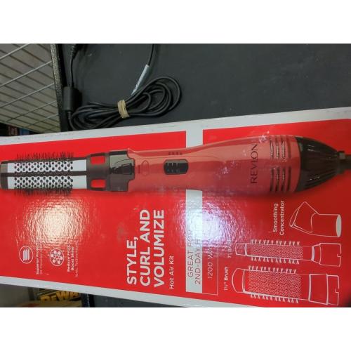 Revlon 1200W Perfect Style Hot Air Kit | Style, Curl, and Volumize, 3 Piece Set