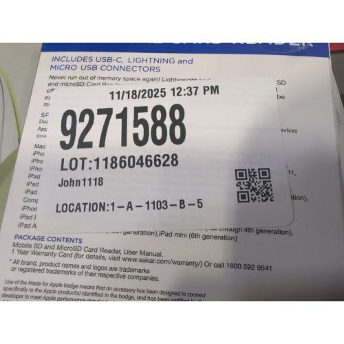 Apple MFI/Android Mobile Card Reader