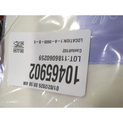 Wild Sage Brushed Cotton Percale 300-Thread-Count Full Sheet Set in Coconut Milk