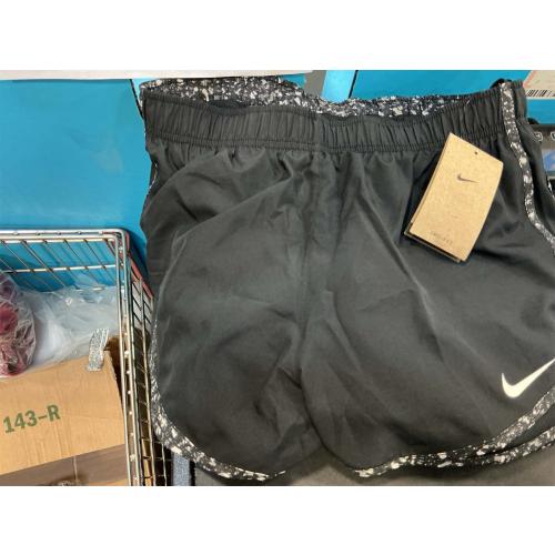 M Nike Womens Dry Tempo Running Shorts (Medium, Black/Black)