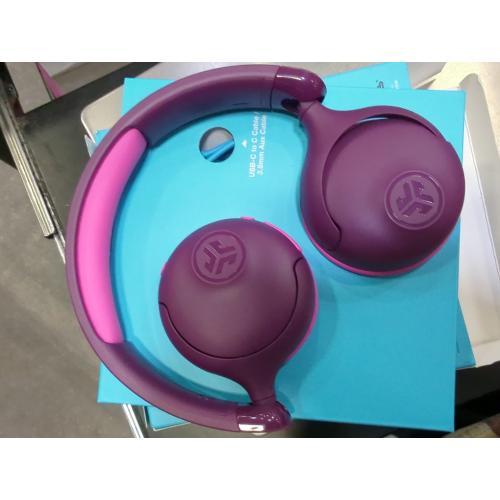 JLab JBuddies Bluetooth Wireless ANC Kids' Headphones - Purple/Pink