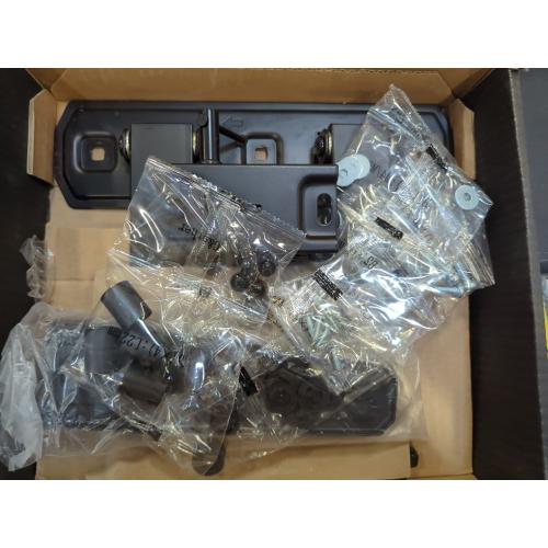 Black Perlegear Full Motion TV Mount for Most 26–65 inch Flat or Curved TVs up to 82 lbs, Wall Mount TV Bracket with Articulating Arms, Tool-Free Tilt, Swivel, Extension, Max VESA 400x400mm, PGMF3