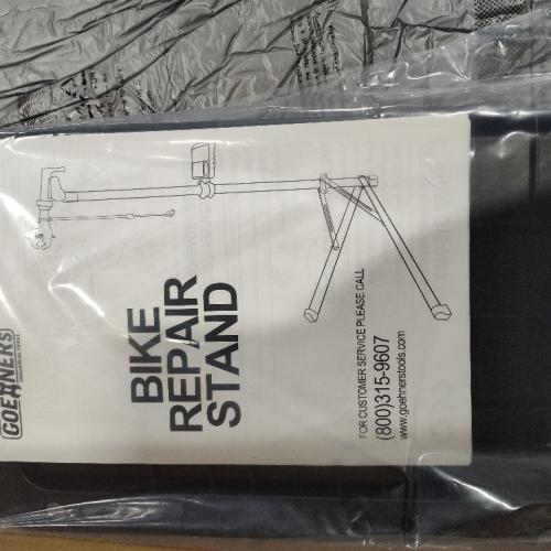 Goe#ner's Bike Repair Stand -Shop Home Bicycle Mechanic Maintenance Rack- Whole Aluminum Alloy (color blue and black see the pictures)