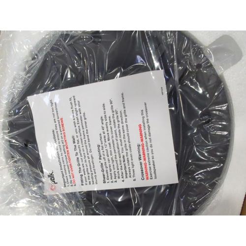 Polk Audio V60 in-Ceiling Speaker (Single), 6.5 Inch Speaker Ideal for All Rooms, Including Damp and Humid Bathroom, Kitchen or Utility Areas, Easy Installation, (Black, Paintable Grille)