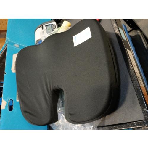 5 STARS UNITED Seat Cushion for Tailbone Pain Relief – Large Memory Foam Cushion for Coccyx, Hip, Sciatica & Post-Surgery Recovery – Wheelchair, Car, Desk, Gaming & Office Chairs, Black, XX-Large