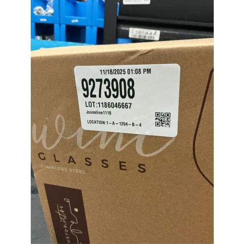 Gusto Nostro Stainless Steel Wine Glass - 18 oz - Unbreakable Rose Gold Wine Glasses for Travel, Camping and Pool - Fancy, Unique and Cool Portable Metal Wine Glass for Outdoor, Picnics (Set of 4)