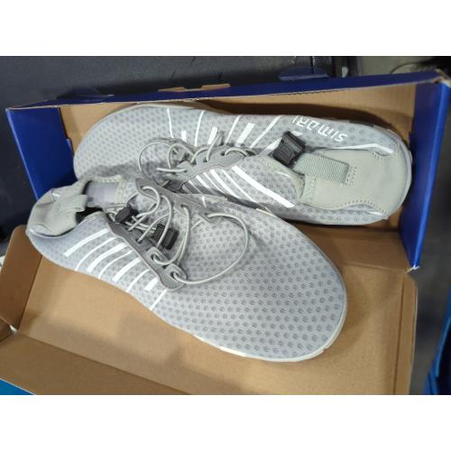 Grey Size 42 SIMARI Water Shoes for Women Men - Barefoot Quick-Dry Aqua Socks | Lightweight Swim Shoes for Surfing, Swimming, Beach Sports, Kayaking, Diving | Non-Slip Design