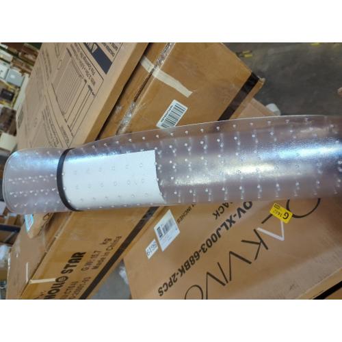 2 Pack Office Chair Mat for Carpets, 48 x 36 Clear Chair Mat for Carpeted Floors, Heavy Duty Under Desk Protector Carpeted Floors Mats, Rolling Computer Floor Mats with Studs for Home and Office