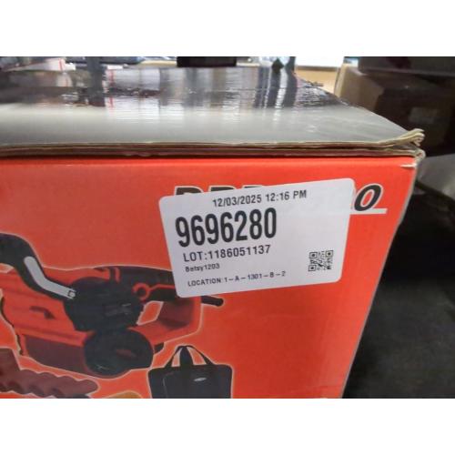 Drum Sander for Woodworking, Surface Conditioning Tool, Burnishing Polishing Machine, Paint Stripper Remover, Variable Speed Tool with VAC Nozzle and Tool Bag- DBDS500