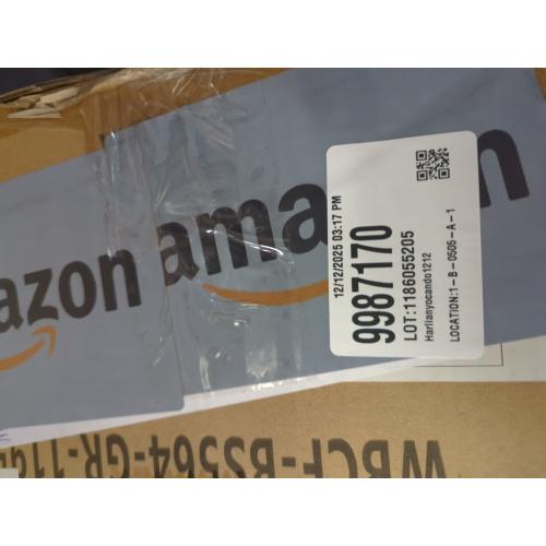 WINGBO 48 Inch Flush Mount DC Ceiling Fan, 3CCT Dimmable Light, 3 Carved Wood Blades, 6-Speed Noiseless Reversible DC Motor, Hugger Low Profile Fan, Graphite Finish with Gray Blades, ETL Listed