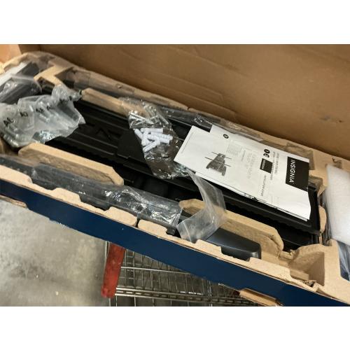 Insignia NS-HTVMM1703-C - Bracket - for flat panel - steel - black - screen size: 47-80 - wall-mountable