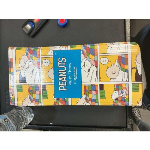 Berkshire VelvetLoft Peanuts Snoopy Cute Character Plush Throw Blanket, Peanuts Gang, Throw (55 x 70)