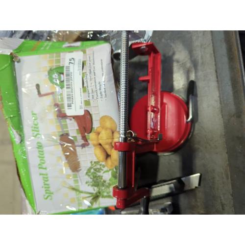 Apple Peeler, Slicer Corer Potato Peelers 3 In 1, Stainless Steel Heavy Duty with Suction Cup Base And 3 Extra Blades (Red)