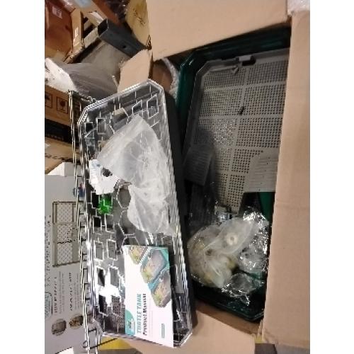 25.6×13×9.4'' Turtle Aquarium Turtle Tank with Filter-Rain Shower SPA Experience, Water Changes, and Ample Space for Activities-Suitable for Tortoises, Turtles, Hermit Crabs