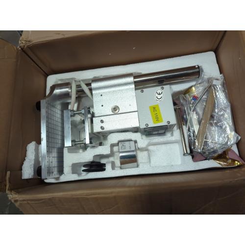 5x7cm Digital Embossing Machine Hot Foil Stamping Machine Manual Tipper Stamper for PVC Leather Pu and Paper Stamping with Paper Holder and Scale