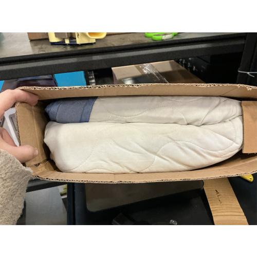 MATBEBY Full Size Mattress Pad - Cooling Breathable Mattress Topper, Quilted Fitted Mattress Protector, Pillow Top Mattress Cover with 8-21 Deep Pocket, Soft, Machine Washable, White, 54x75 Inches