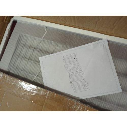 Wooden Freestanding Pet Gate, Pet Gate for Dogs, 29.5inch 4-Panel Wooden Dog Fence with 2 Support, Feet Folding Dog Gate for Indoor, Doorway, Stairs, Kitchen, 81.5“L×30”H (Brown)