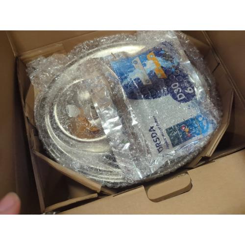 Size 2L ORSDA Cat Water Fountain Stainless Steel, 2L Pet Fountain for Cats Inside, Dog Water Dispenser, Automatic Cat Drinking Fountains with 6 Replacement Filters for Cats, Small Dogs