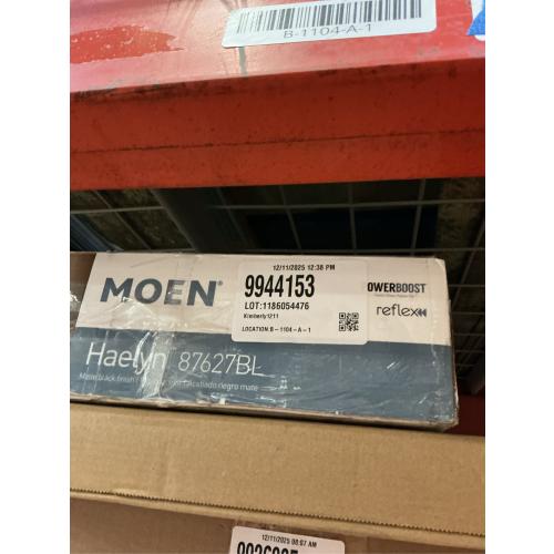 Haelyn Single-Handle Pull-Down Sprayer Kitchen Faucet with Reflex and Power Clean in Matte Black