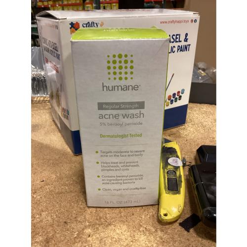 Humane Benzoyl Peroxide Acne Body Wash - 5% Regular-Strength Acne Treatment for Face, Skin, Back and Body - 16 Fl Oz - Dermatologist-Tested Non-Foamin