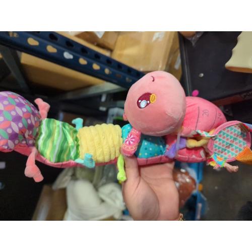 Baby Girls Toys 0-6 Month Music Animal Stuffed Caterpillar Toy for Infant 0-3 3-6 Months with Mirror Crinkle Rattle Tummy Time Sensory Toys for 3 4 5 6-12 Month Old Newborn Baby Shower Birthday Gifts