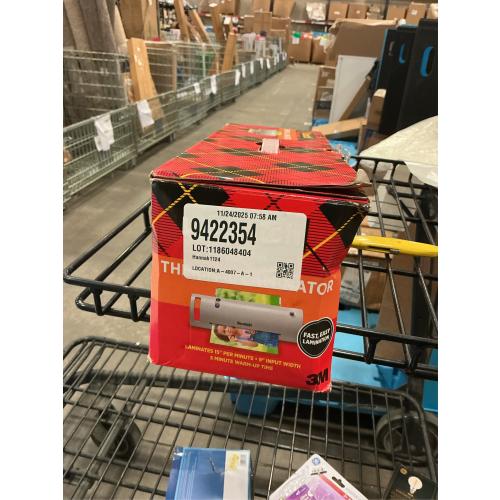 Scotch Thermal Laminator with 2 Starter Pouches 8.5 x 11