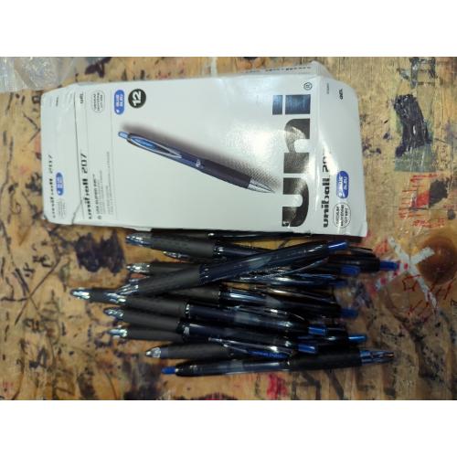 uniball 207 Retractable Gel Pens, Medium Point (0.7mm), Blue ...