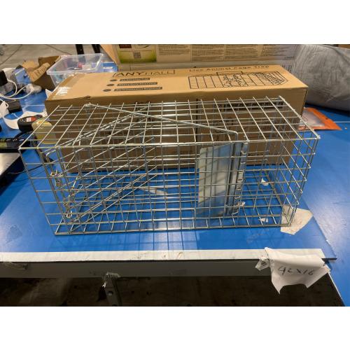 Heavy Duty Humane Live Animal Cage Trap for Squirrels, Weasels and Similar-Size Rodents - 17” x 7” x 7”