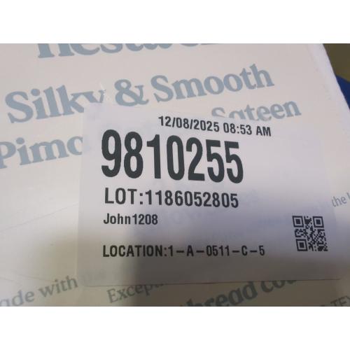 Set of 2 Size King Color White  Nestwell Pima Cotton Sateen 500-Thread-Count King Pillowcase Set in Bright White