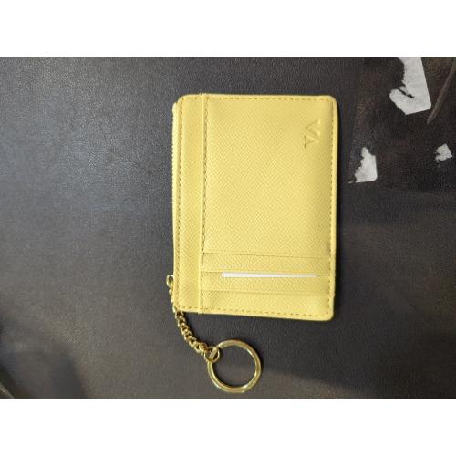 Women's Wallets Women's Wallets Zipper PU Leather Coin Purse Small Wallet (Yellow)