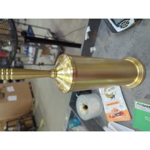 Gold Toilet Brush and Holder Set,Toilet Bowl Brush and Holder