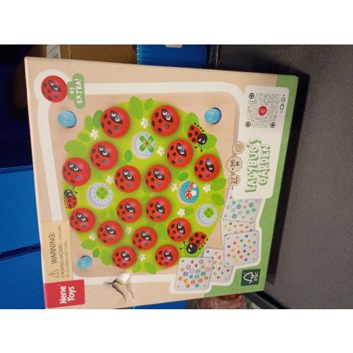 Nene Toys Ladybird Garden Memory Game Extension [Natural Adventures] - 24 Additional Cards on Ecosystems and Wildlife - Educational Game for Children from 3 Years *Damaged box*