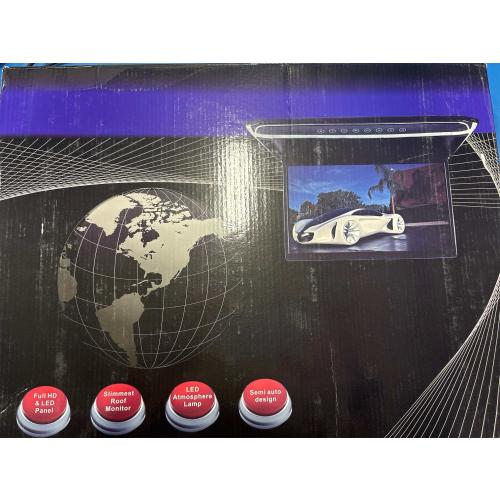 17.3”  Roof Mount Monitor Inch ,Video Car Overhead Player Roof Mounted Monitor HDMI  ( no test )